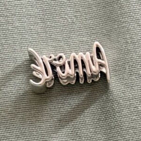 Authentic Amour Script Charm - Picture 4 of 5